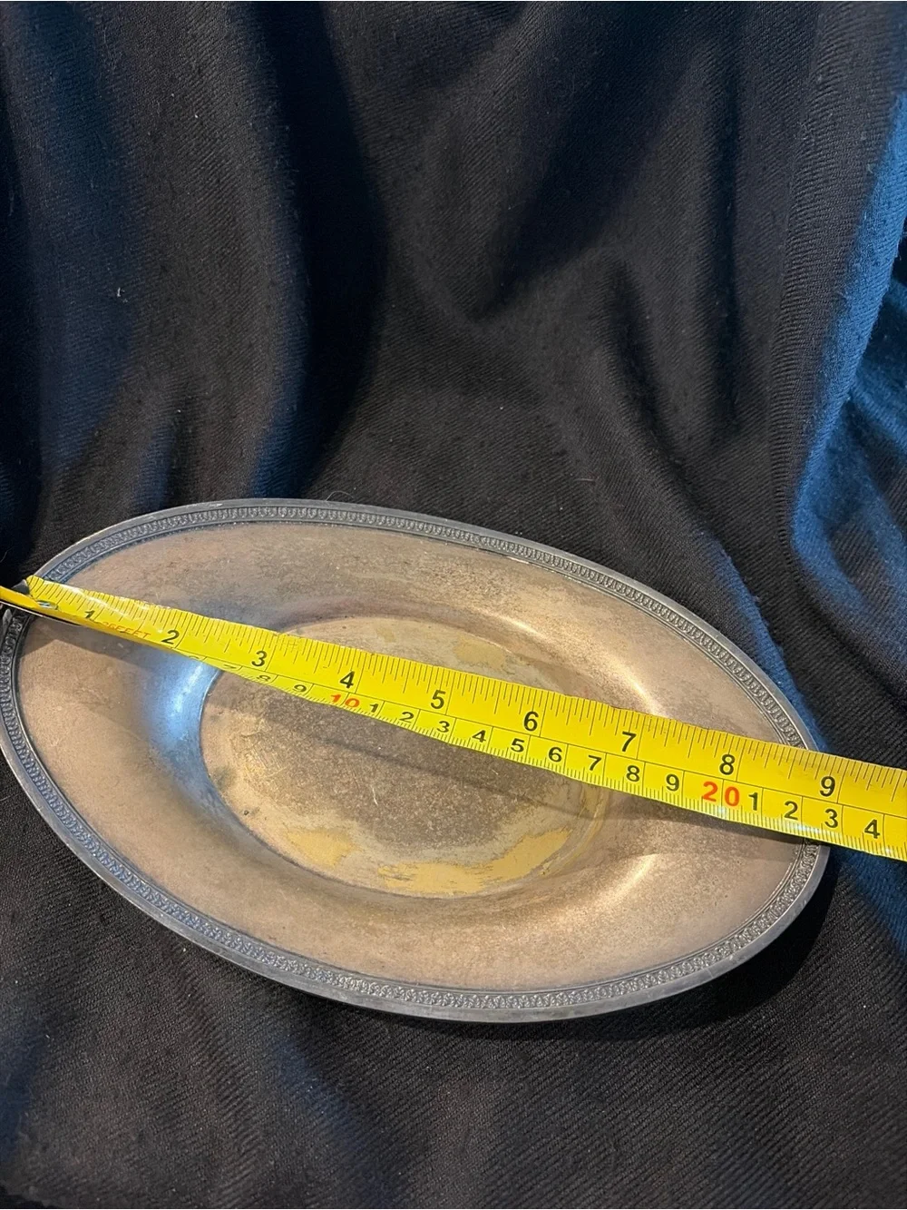 Vintage EPNS Silver Plated Classic Oval Serving Tray